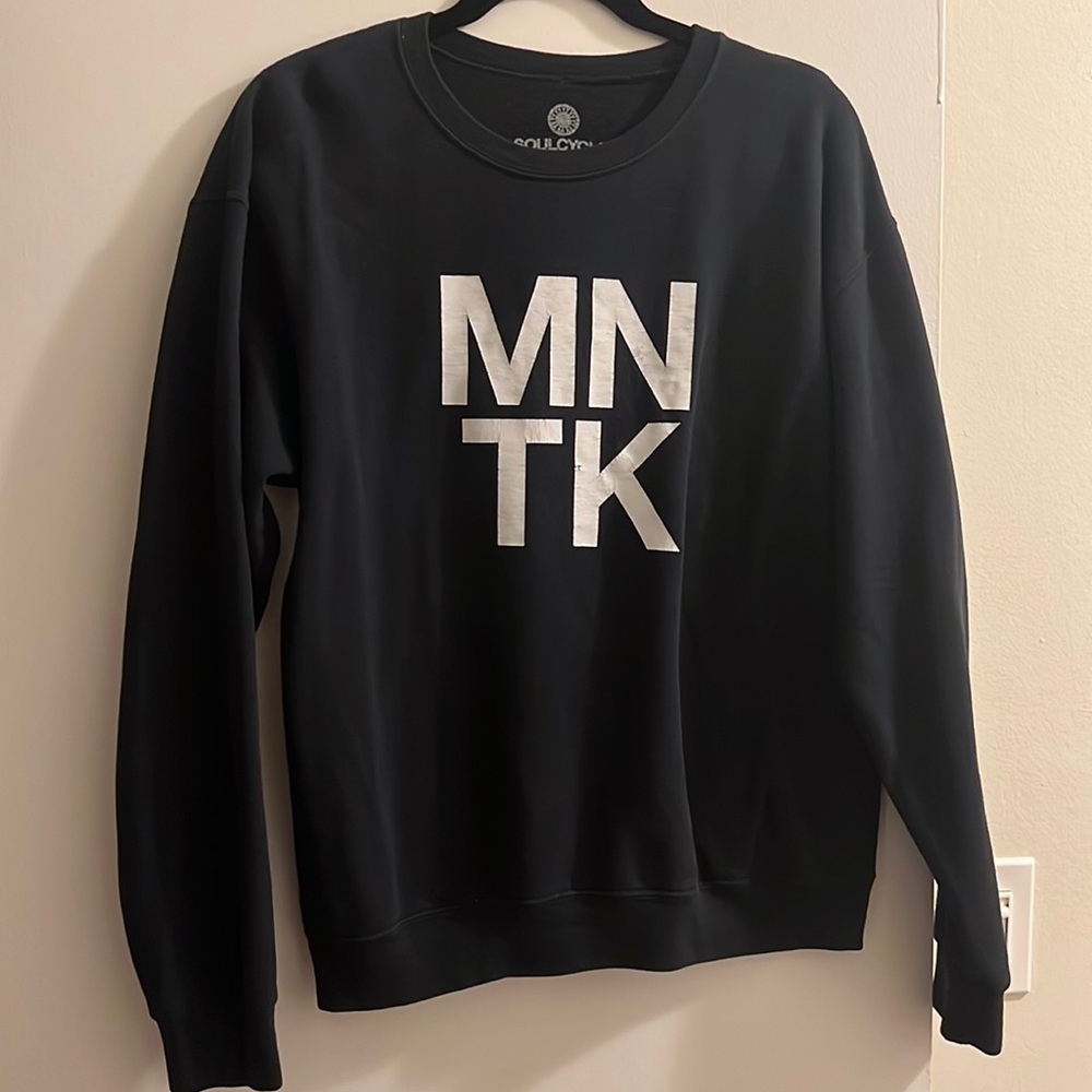 SoulCycle Montauk Crewneck - black, size medium